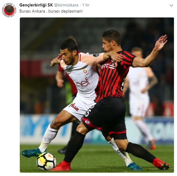 Gençlerbirliği'nden Terim'e gönderme!